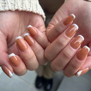 #フレンチネイル #春 #夏 #オールシーズン #ハンド #ミディアム #スクエア #nailsalones* #ネイルブック