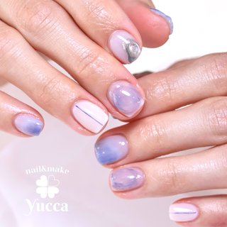 爽やかなブルーのニュアンスデザイン 涼しげで初夏にぴったりです

==========================

〈サロンプロフィール〉


488-0014 愛知県尾張旭市三郷町中井田39 Pia三郷センタービル2F西号室
🚗専用駐車場あり
🚃名鉄瀬戸線　三郷駅
⏰平日12:00〜21:00 土日10:00〜19:00
🎌月曜日・祝日・その他

〈予約方法〉
ネイルブックから簡単にご予約いただけます

〈Instagramフォロワー特典あり〉
お客様の施術写真やリール動画など様々な発信をしています！
@nail_make_yucca

〈ヘアメイクのご予約も承ります！〉
婚活やイベントなど大切なお出かけに！
プロのヘアメイクがテンションの上がるメイクを提供します💄




#ネイルブック掲載店　#nailbook_fan #尾張旭市ネイルサロン　#愛知県ネイリスト　#ネイルデザイン　#ネイル写真#パワーベース認定サロン　#yucca尾張旭 　#夏ネイル　#初夏ネイル　#梅雨ネイル　#涼しげなネイル #夏 #梅雨 #ハンド #ニュアンス #ショート #スクエア #ターコイズ #水色 #ブルー #ジェルネイル #お客様 #nail&make Yucca #ネイルブック