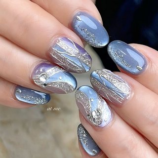 ネイルチップ プッチ柄 パープル ♡A Nail♡