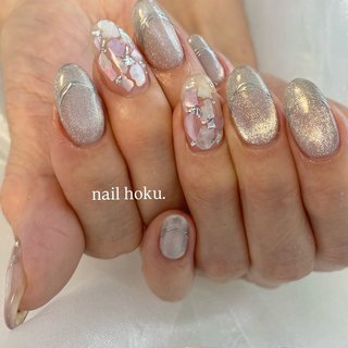 No.331　ネイルチップ　ジェルネイル　シェル　 　ニュアンス　キラキラ　夏 No.331 ネイルチップ ジェルネイル シェル ニュアンス キラキラ 夏