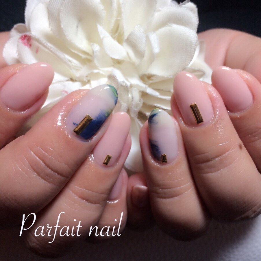 オールシーズン オフィス デート 女子会 シンプル 八戸市parfaitnailのネイルデザイン No ネイルブック