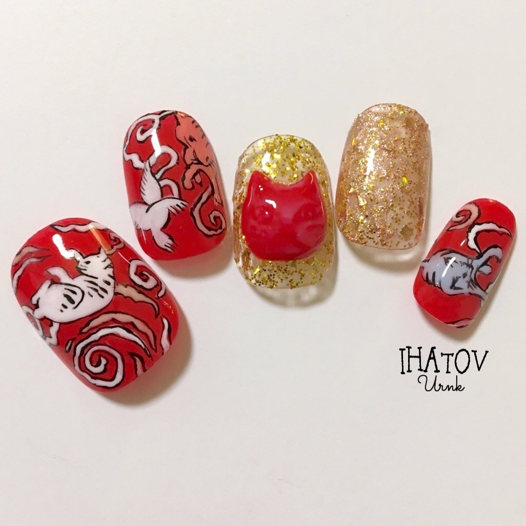 リゾート クリスマス デート 女子会 ハンド Ihatov Nailarts のネイルデザイン No ネイルブック