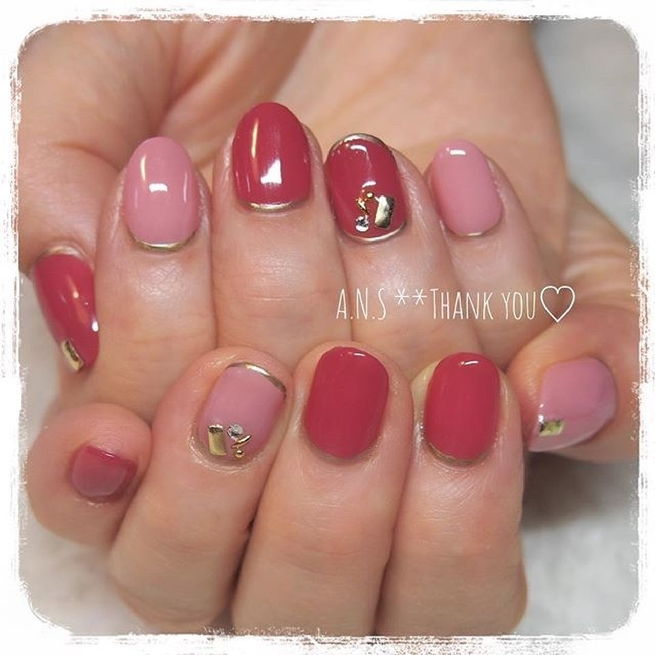 春 秋 デート 女子会 ハンド A N S Acoのネイルデザイン No ネイルブック