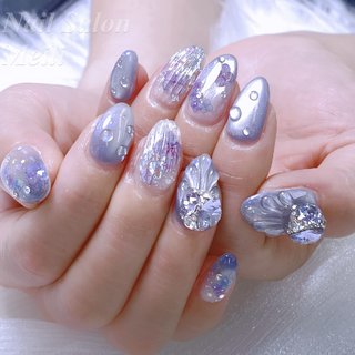 おすすめ順｜パープル(紫)/#青紫ネイルのネイルデザイン｜ネイルブック