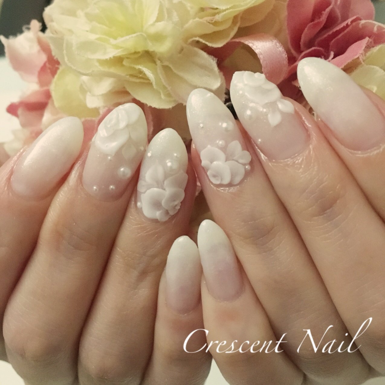 ハンド グラデーション 3d ジェル お客様 Crescent Nail クレセントネイルのネイルデザイン No ネイルブック