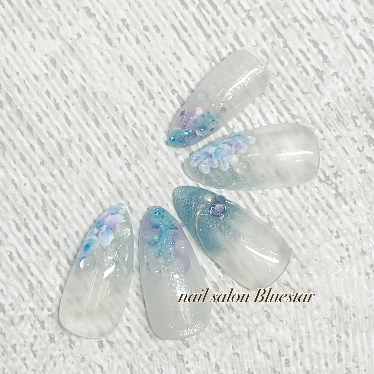 手が綺麗に見えるネイル/夏/梅雨/オフィス/ハンド - salon&school