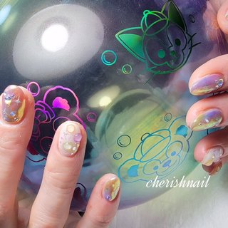 カラフルハピネスのネイルデザイン｜ネイルブック