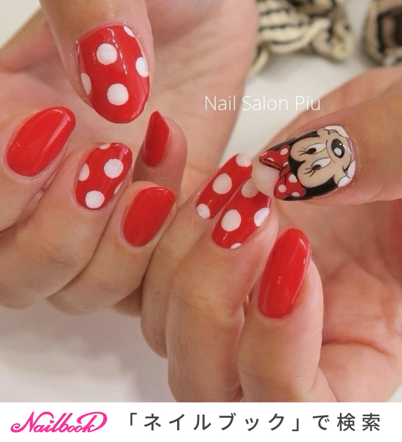 ミニーネイル ピンクネイルのネイルデザイン | カラフルネイルズ｜キャン