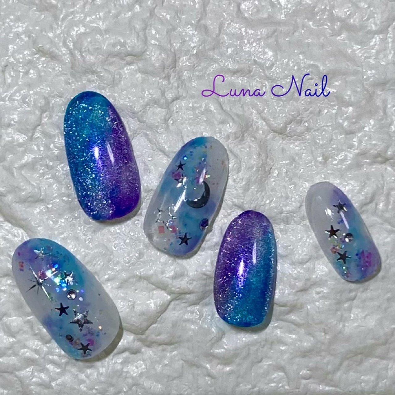 夏/梅雨/七夕/浴衣/ハンド - lunanail2018のネイルデザイン[No.9469000