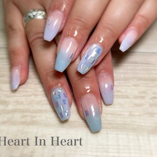 #いわき#いわき市#いわき市鹿島#鹿島#鹿島街道#いわき市ネイルサロン#HeartInHeart#ハートインハート#グラデーション#グラデーションネイル#水色ネイル#水色#ブルー#ブルーネイル#青#青ネイル#ホログラム#ホログラムネイル#市松模様#シンプル#シンプルネイル#オフィス#オフィスネイル#和柄#和柄ネイル#スクエアホログラム#梅雨#夏#梅雨ネイル#夏ネイル #梅雨 #七夕 #海 #浴衣 #ハンド #グラデーション #ホログラム #和柄 #ミディアム #コフィン #水色 #ブルー #パープル #ジェルネイル #Heart In Heart #ネイルブック