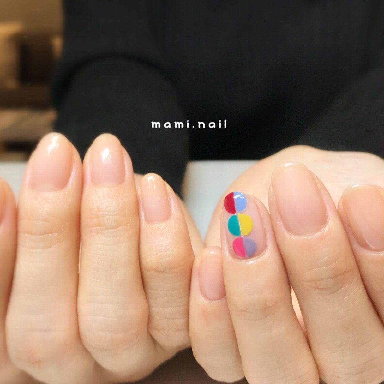 オールシーズン ハンド シンプル ワンカラー ショート Mami のネイルデザイン No ネイルブック