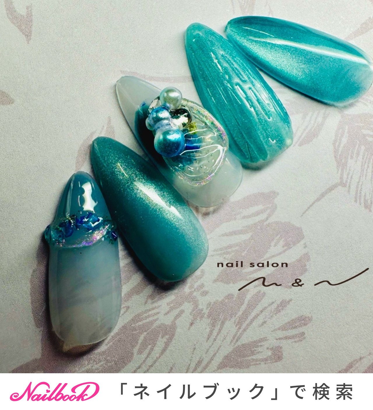 海♥ ネイルチップ no.018/no.021 【VS】 夏/海/リゾート/女子会/ハンド - nail salon M＆N / mihoのネイル