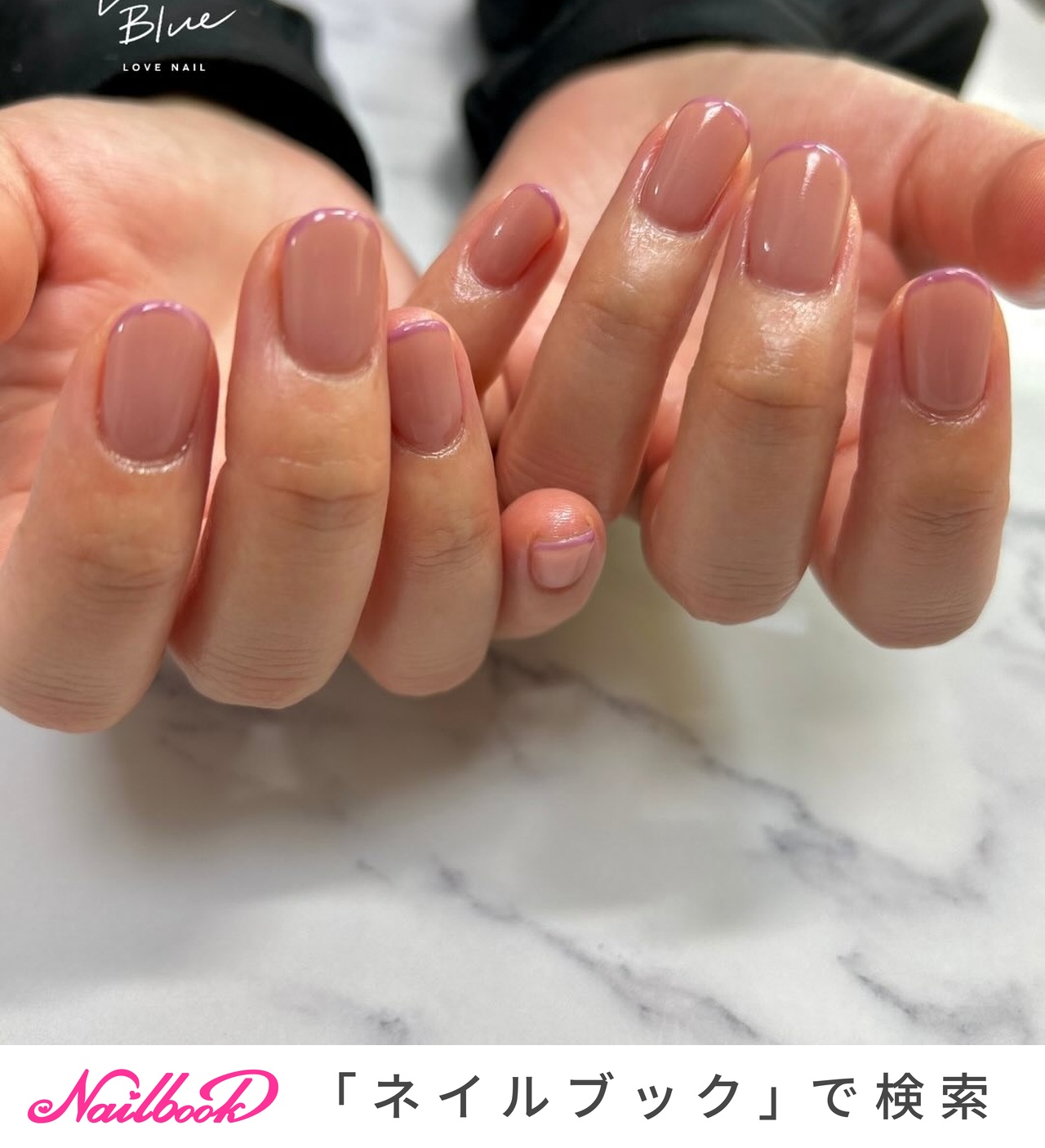 フレンチネイル 秋ネイルのネイルデザイン】MOMOジェル｜nail for allの口コミ