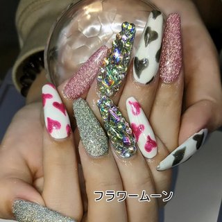 ハート/＃埋め尽くしのネイルデザイン｜ネイルブック