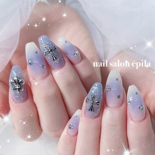 チーク/#クロムハーツネイルのネイルデザイン｜ネイルブック