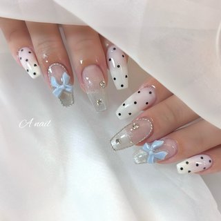 マグネット/リボン/ワンホンのネイルデザイン｜ネイルブック