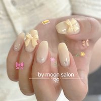 当日期限限定定額アート🧈 
#ワンホンネイル
#韓国風ネイル
#ジェールネイル
#ちゅろんネイル
#アートネイル
#シンプルネイル
#可愛いネイル
#ワンカラー
#リボン
#クリアネイル #手が綺麗に見えるネイル #夏 #バレンタイン #デート #ハンド #シンプル #ワンカラー #ちゅるん #ワンホン #韓国 #ミディアム #スクエアオフ #イエロー #ジェルネイル #お客様 #by moon salon #ネイルブック