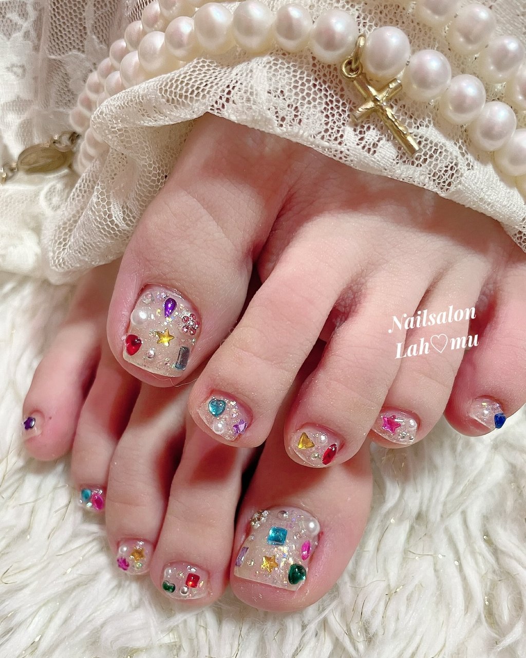 夏/オールシーズン/リゾート/ライブ/フット - ♡Mipo♡のネイル