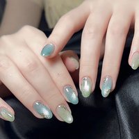 #ワンホンネイル #韓国風ネイル
#ジェールネイル
#ちゅろんネイル
#アートネイル
#シンプルネイル
#可愛いネイル
#デートネイル
#マグネット
#クリアネイル #手が綺麗に見えるネイル #夏 #海 #オフィス #ハンド #シンプル #マグネット #大人 #ちゅるん #キラキラ #ミディアム #オーバル #水色 #ブルー #ジェルネイル #お客様 #by moon salon #ネイルブック
