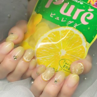 2026年】新着順｜#レモン🍋ネイルのネイルデザイン｜ネイルブック