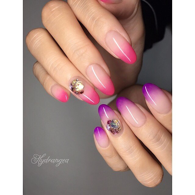 オールシーズン 成人式 リゾート パーティー ハンド Hydrangea Nailのネイルデザイン No ネイルブック