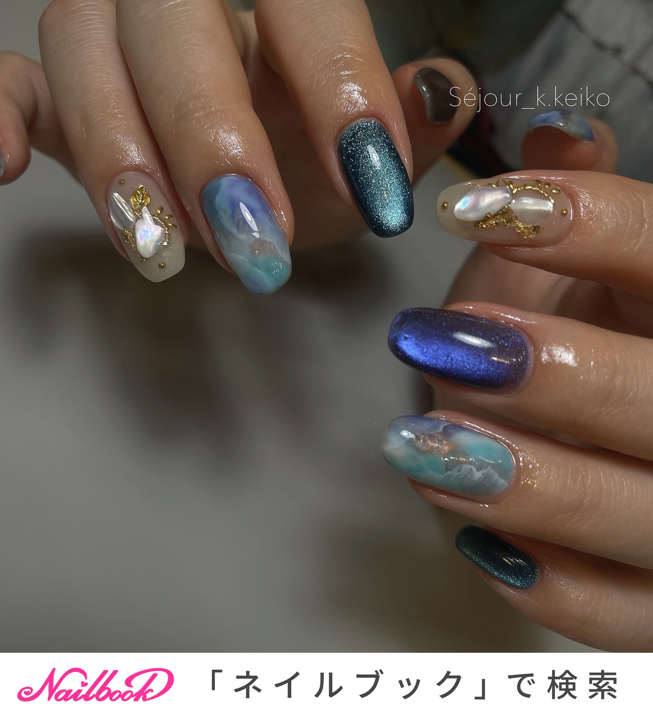 ネイルチップ・付け爪 keiko Amazon | FINGOOO ネイルチップ ロング 24枚入り 両面テープ付き