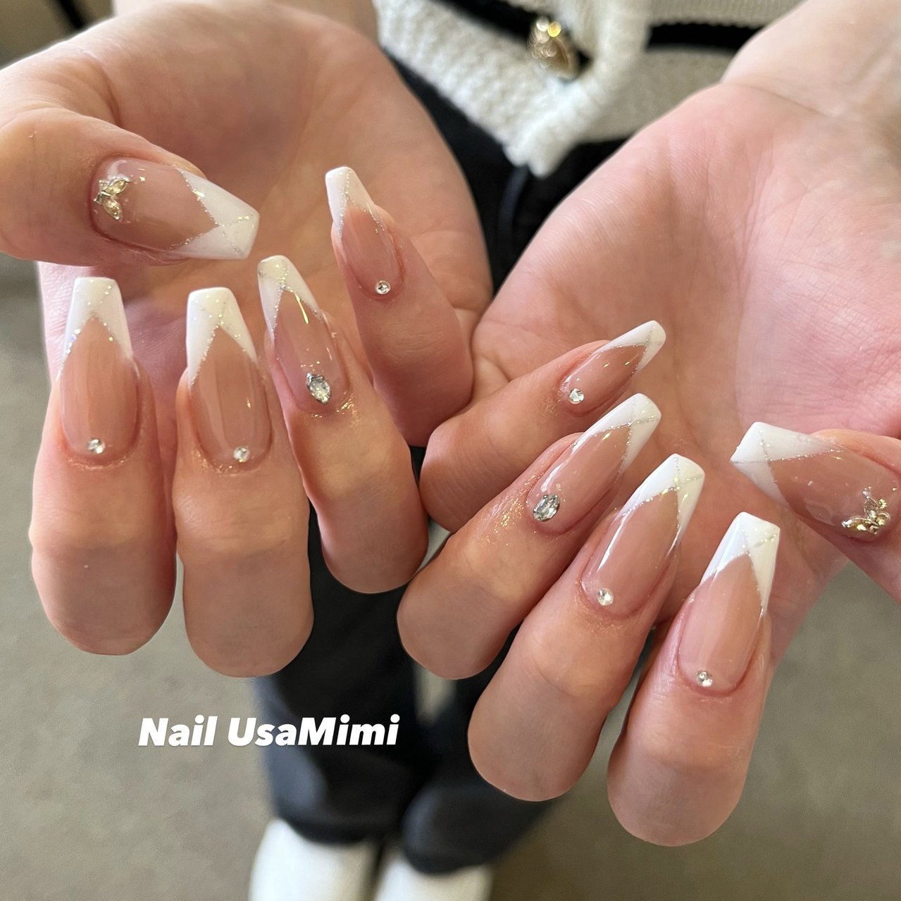 エアテックス Angel&Arrow 2 メイク・ネイルエアブラシ Nail UsaMimi Asakoのネイルデザイン[No.9490209]｜ネイルブック