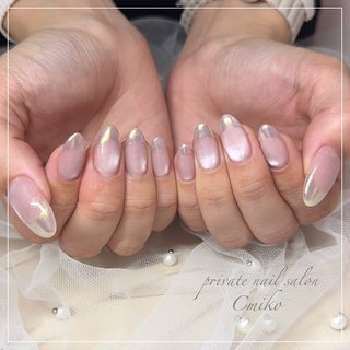 2025年】新着順｜#オーロラフレンチネイルのネイルデザイン