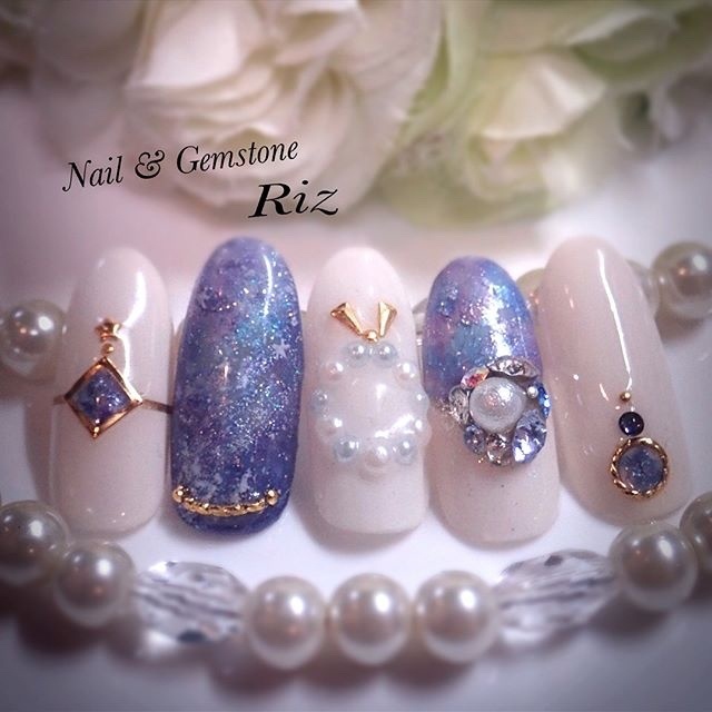 Nail Gemstone Riz リズ 田町のネイルサロン ネイルブック