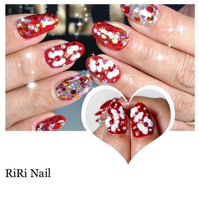 冬 クリスマス デート 女子会 ハンド Riri Nailのネイルデザイン No ネイルブック
