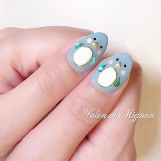 ペンギン様ご確認用☆オーダーネイルチップ ペンギン様ご確認用☆オーダーネイルチップ No.181 動物シリーズ