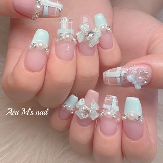 ネイルチップオーダー　あいり様 3/10 début♡ nailtip DAY'S #ネイル#ネイルチップ#ネイル