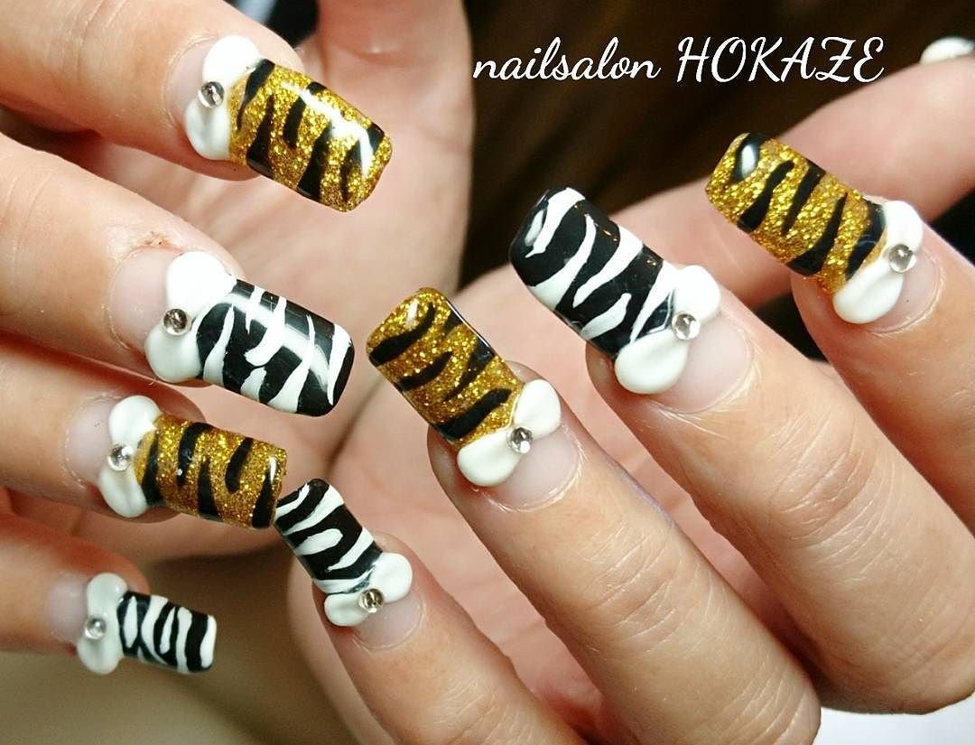 オールシーズン ハンド フレンチ リボン ロング Nailsalon Hokazeのネイルデザイン No ネイルブック
