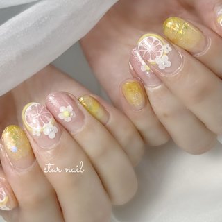 シトラスのネイルデザイン｜ネイルブック