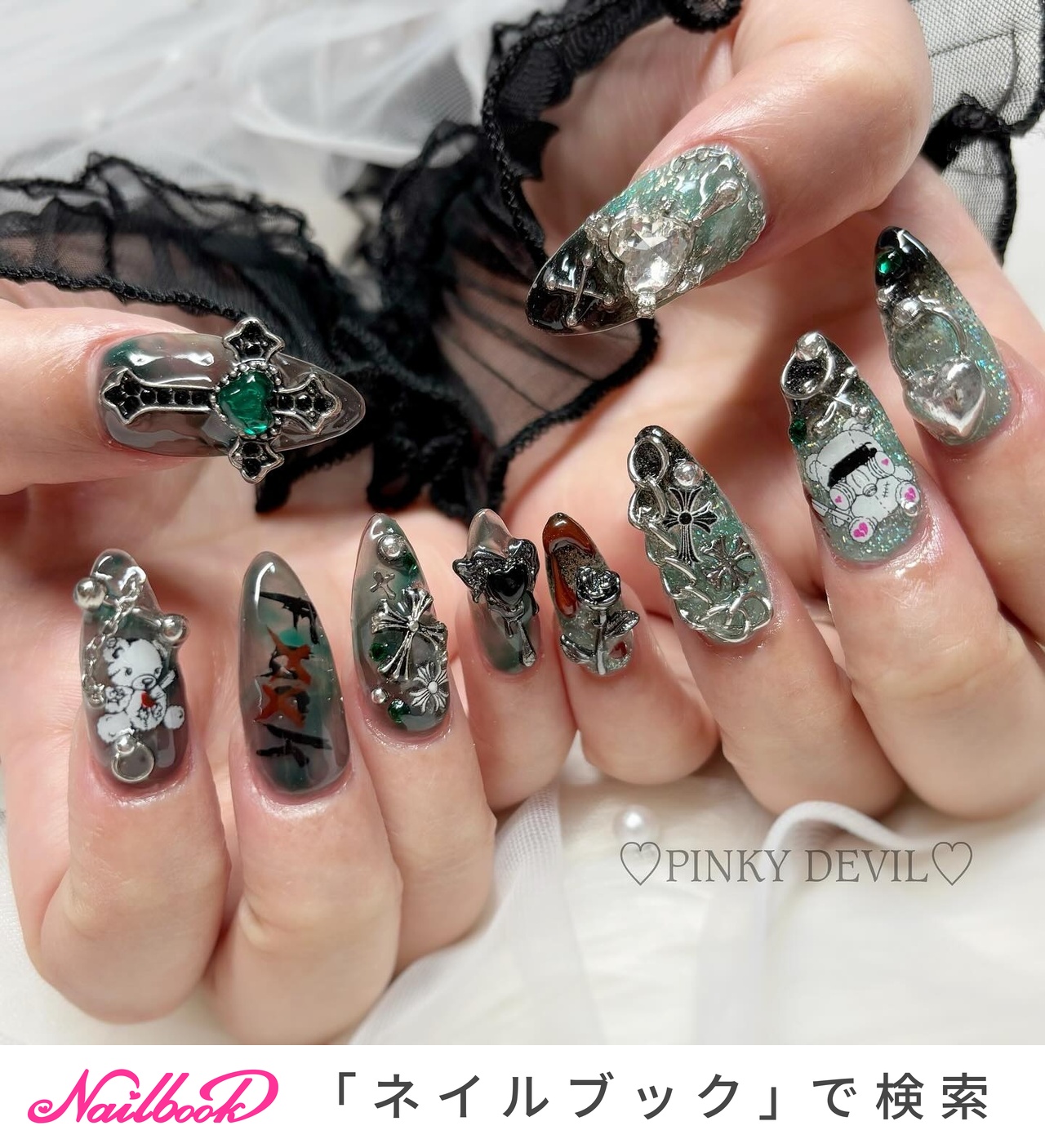 ネイルチップオーダー　ほたる様 保科副隊長💜 オーダーチップはお任せも可能です！ ⁡ ⬇️ご予約