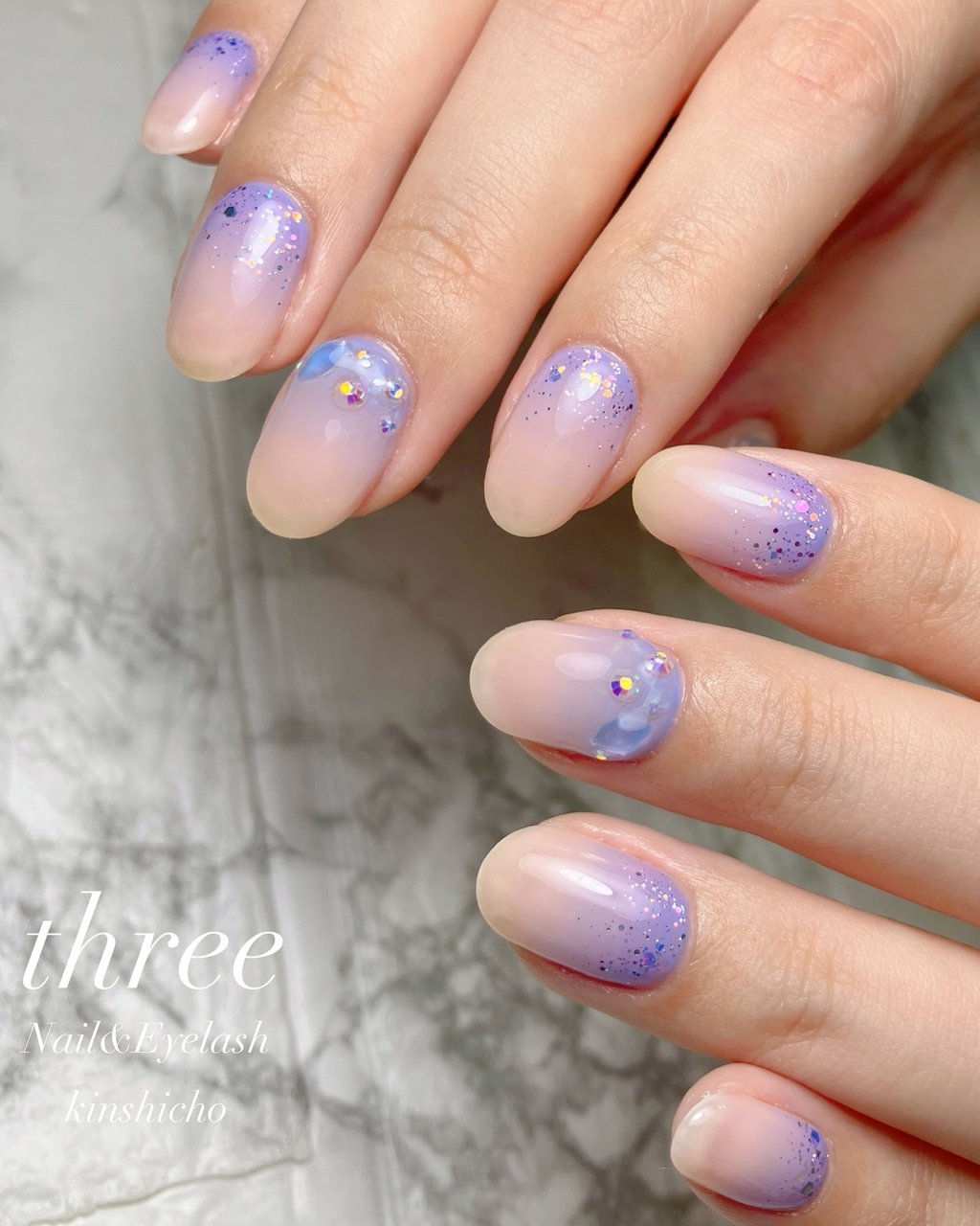 春/夏/パーティー/推し活/ハンド - three Nail&Eyelashのネイル