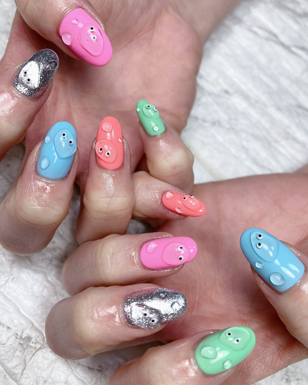 オールシーズン/ハンド/個性派/ショート/オーバル - YuI☪ ‎の