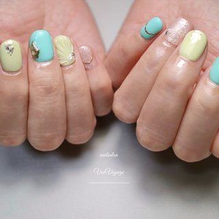 人気順｜ラメ/マーメイド/#原色ネイルのネイルデザイン｜ネイルブック
