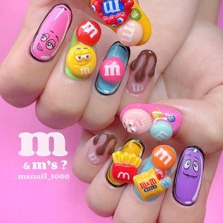 人気順｜3D(エンボス/立体)/#ミャクミャクネイルのネイルデザイン