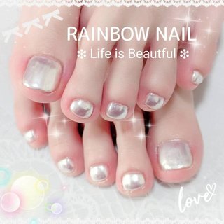 フット/ミラーネイルのネイルデザイン(4ページ目)｜ネイルブック