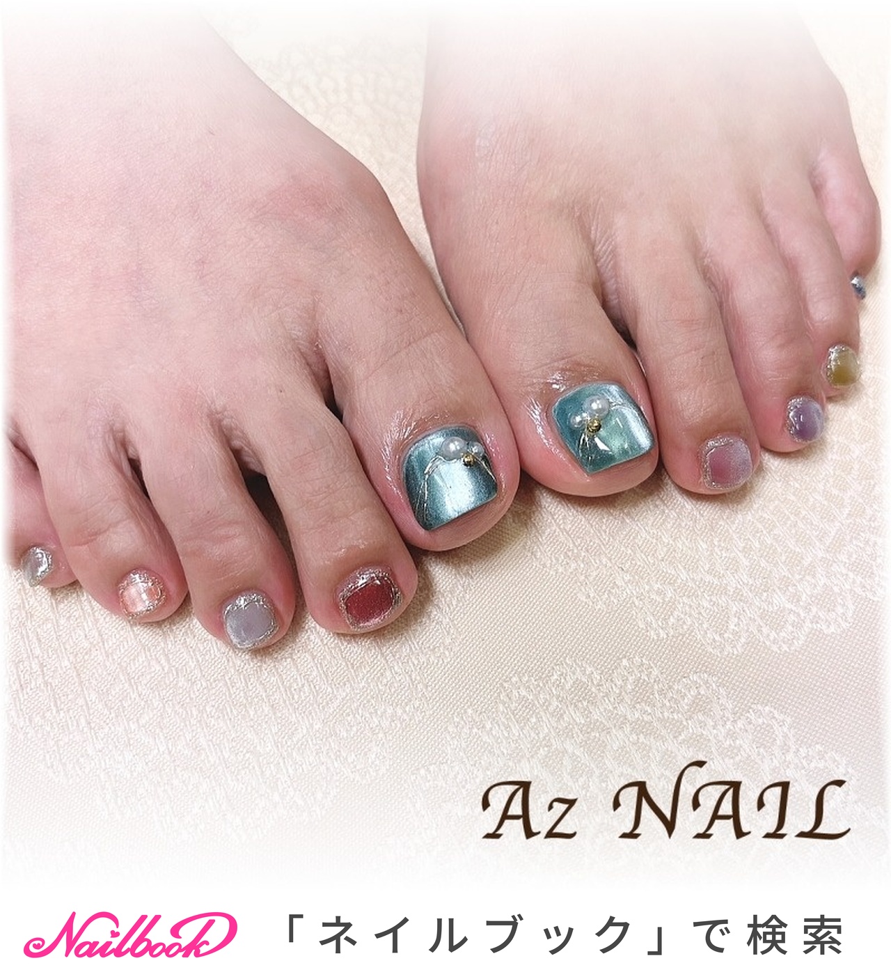 夏/海/リゾート/デート/フット - Az NAIL ゆき＊のネイルデザイン[No