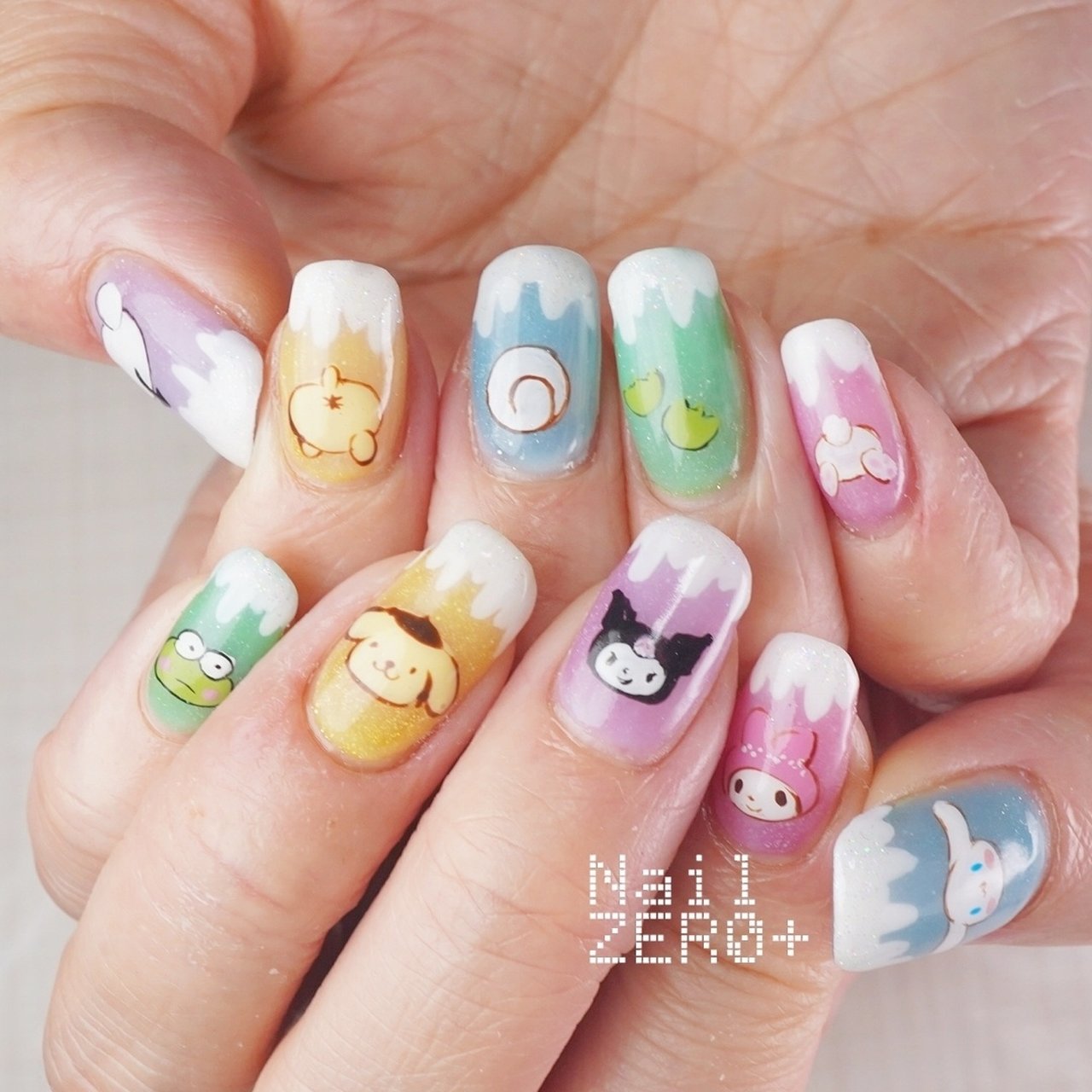 夏/推し活/ハンド/痛ネイル/マグネット - 塩見隼人 [池袋]ネイルゼロ