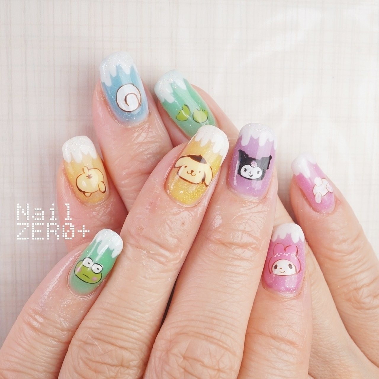 夏/推し活/ハンド/痛ネイル/マグネット - 塩見隼人 [池袋]ネイルゼロ