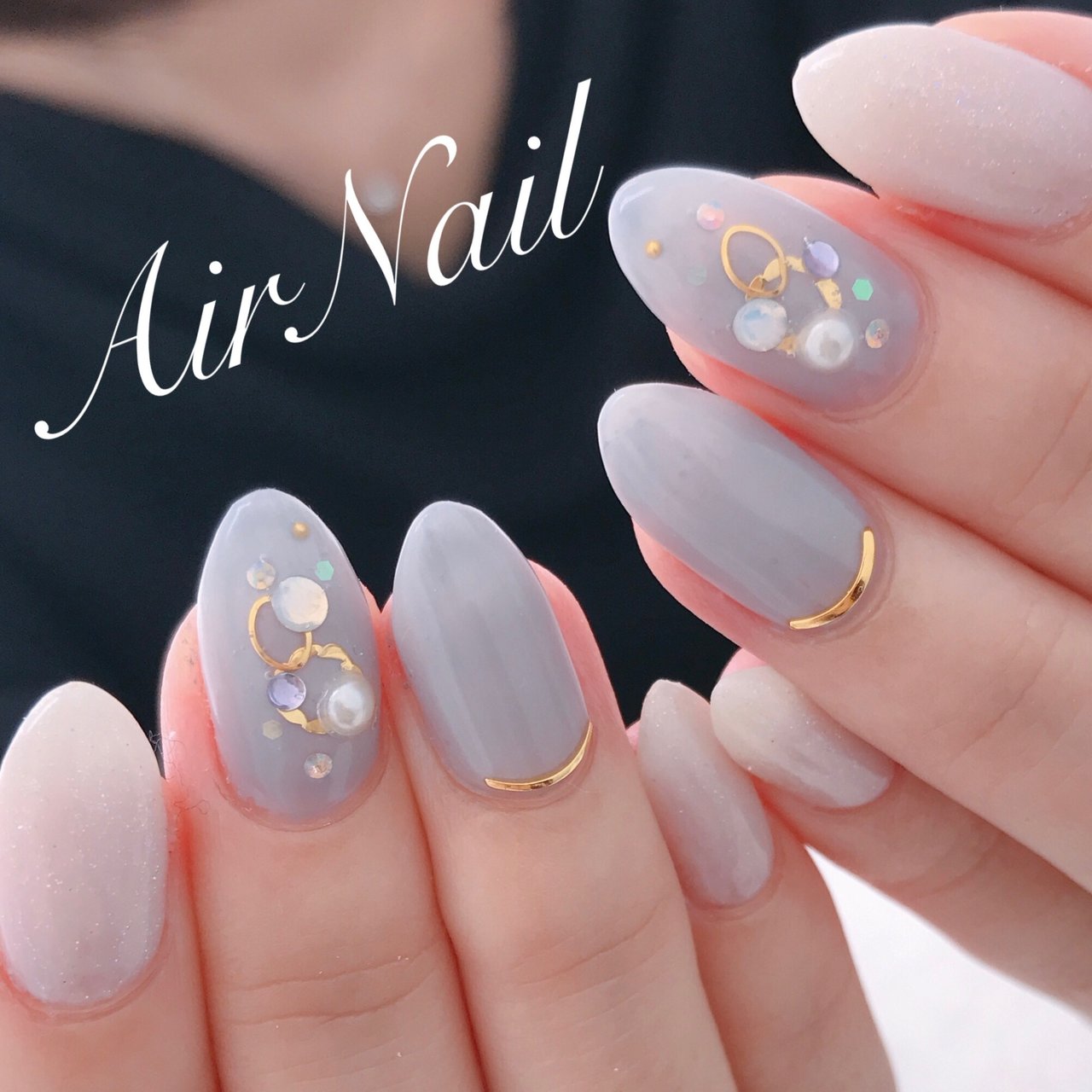 冬 クリスマス オフィス ブライダル ハンド Airnail エアーネイル のネイルデザイン No ネイルブック