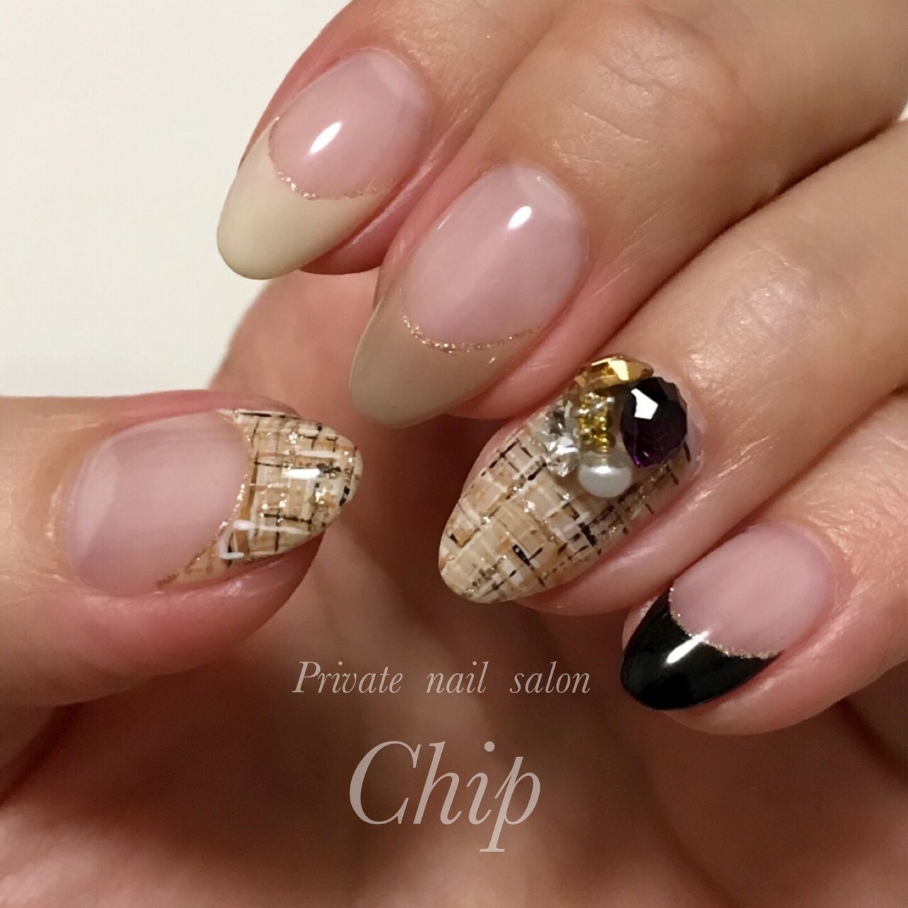 冬 オフィス デート 女子会 ハンド Nailsalon Chipのネイルデザイン No ネイルブック