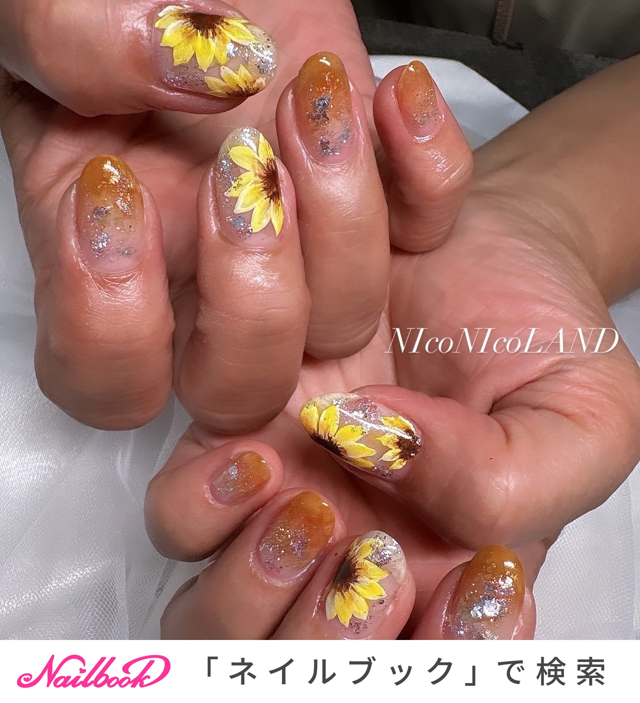 ネイルハンド ハンド - ni25._.25._.25coのネイルデザイン[No.9509872