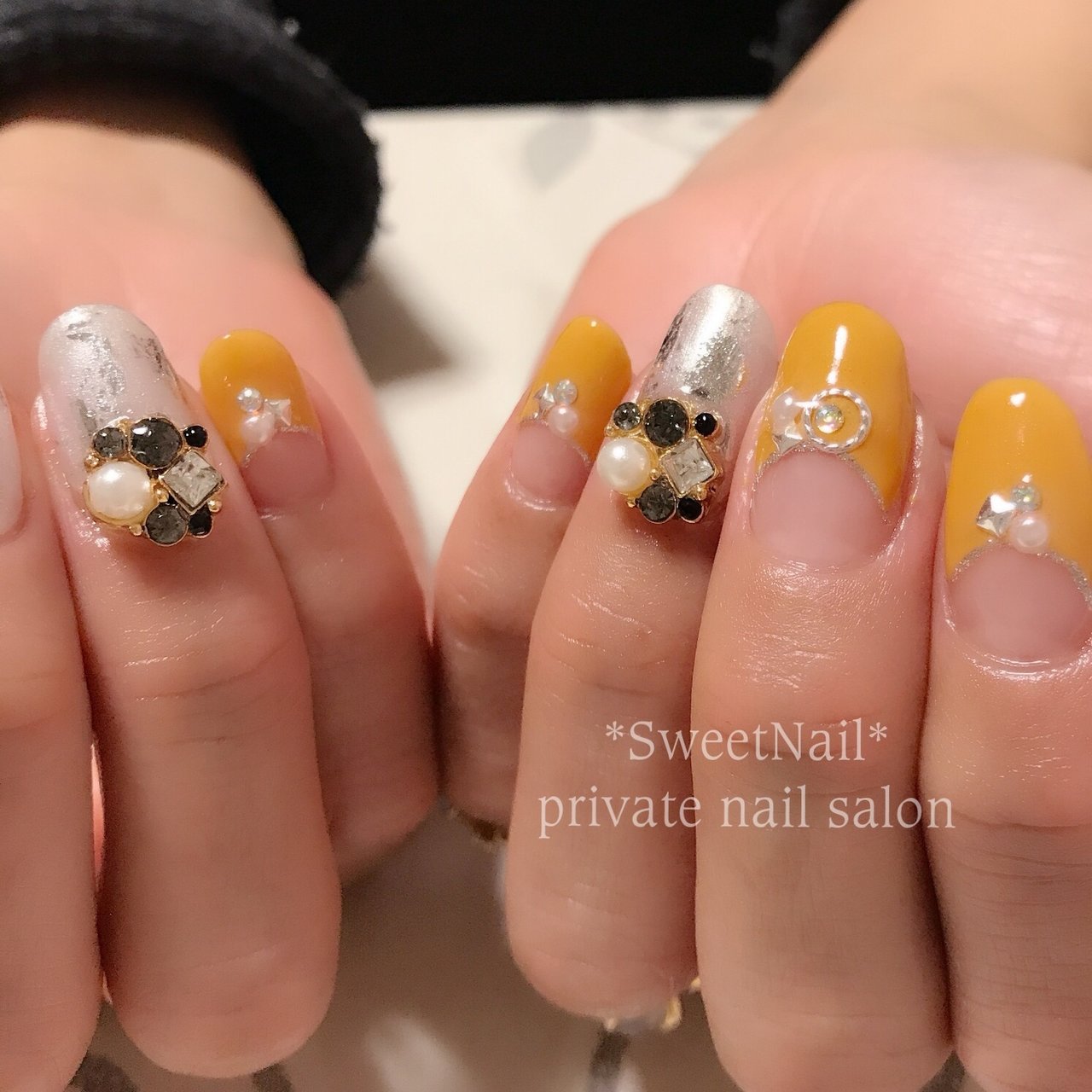 冬 オールシーズン お正月 パーティー ハンド 大阪府八尾市ネイルサロン Sweet Nail のネイルデザイン No ネイル ブック