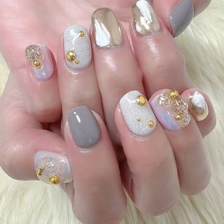 ジェルネイル/お客様 - mika's salonのネイルデザイン[No