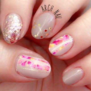チェーン マニキュアのネイルデザイン ネイルブック