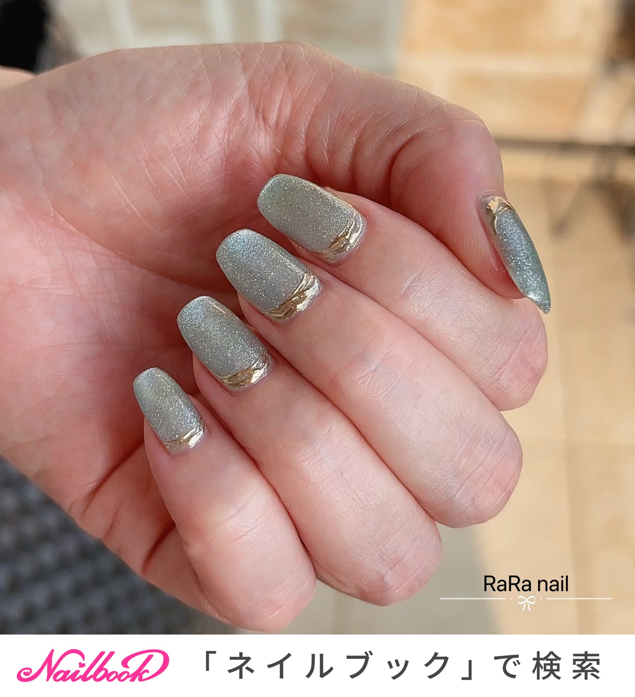 手が綺麗に見えるネイル/夏/ハンド/マグネット/ミラー - RaRa Nailのネイルデザイン[No.9515339]｜ネイルブック